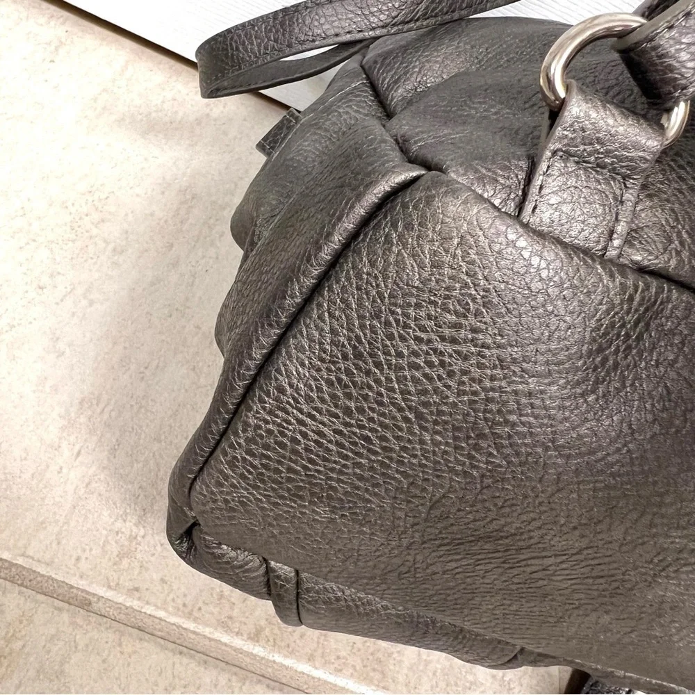 MAC+JAC Silver bowl Medium Backpack preppy academic